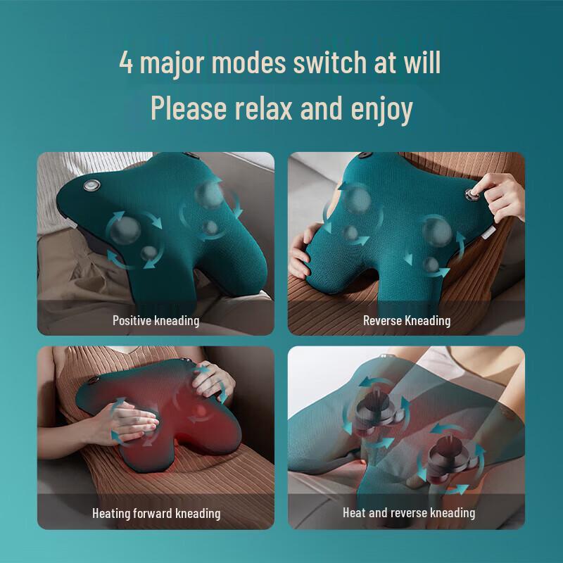 Philips Wireless Lumbar & Neck Massager with Heat (PPM3111B)