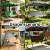 1 Set Sallanan Sandalye Tente Veranda Sallanan Koltuk Tente Ve Sandalye Kılıfı Su Geçirmez Sallanan Tente Yedek Parçası 2/3 Kişilik Veranda Sallanan Sandalye İçin