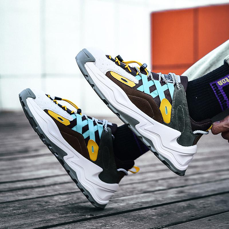 Fashion Fashion Men Sneakers Trend Street Skate Shoes Luxury Thick Soled Dad Casual Shoes for Men Sport Running Shoes Tenis Masculino