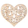 10pcs Hollow Love Hearts Shape Wooden Art Craft Decoration for Home Wedding