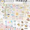MINKYS New 2 Sheets/pack Cute Decorative Sticker Book Mobile Phone Photocard Stickers Kids Gift School Stationery