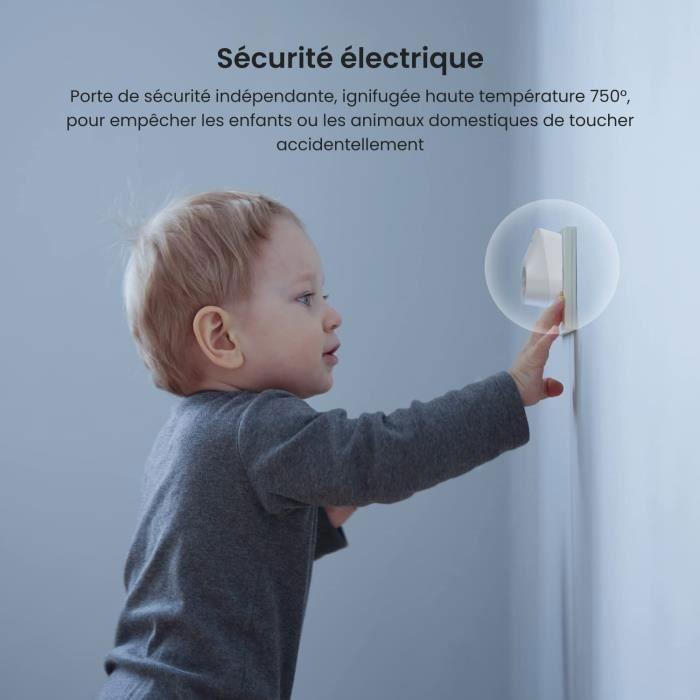 Prise connectée - tenda - beli sp9-2 - 3.68kw - télécommande - compatible alexa