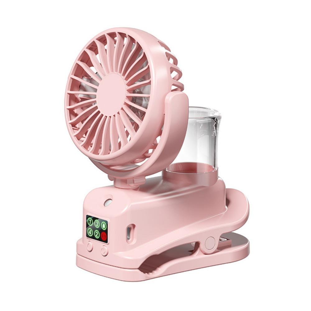 2-In-1 Design Humidifier 2 Humidity Settings Clip Fan Refrigerating Air Cooler  Dormitory Use