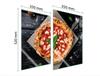 SZKLANA PŁYTA OCHRONNA DO KUCHNI 2x35x52 PIZZA