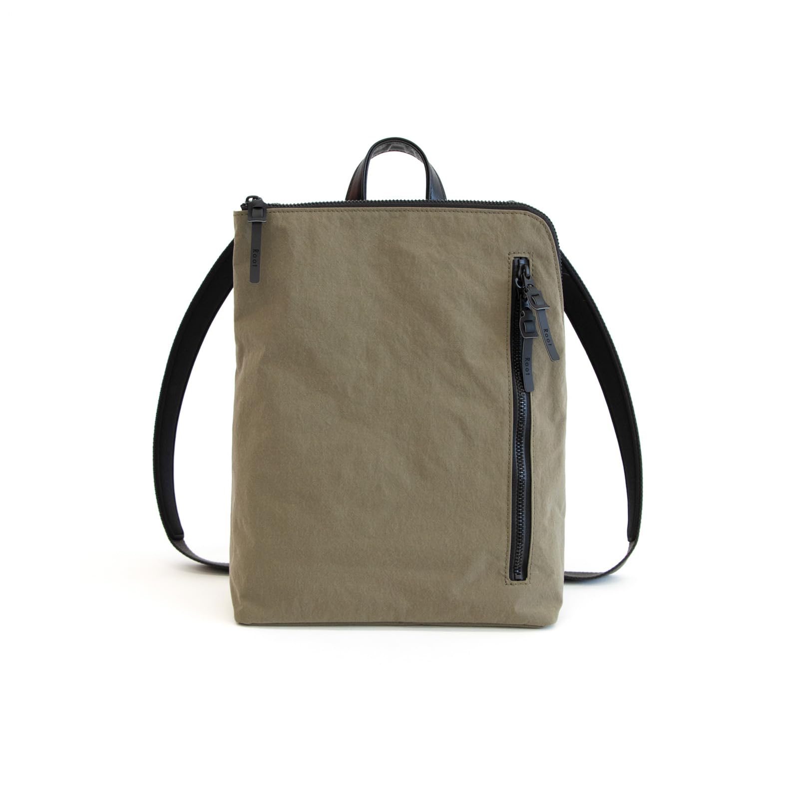 

Рюкзак Root Wakpack Petit Type 2, Унисекс, Тонкий, Легкий, Водоотталкивающий, Отделение для файлов формата А4 и планшета (оливковый)