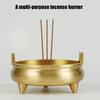 Traditional Brass Incenses Burners Incenses Holder for Spiritual Practices and Meditations Space Rusts resistant Censers