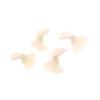2 Pairs D22Mm/26Mm Cw/Ccw Electric Nylon Prop Screw Diy White Two Leaf Propellers For Rc Boats Models 2Mm Shaft
