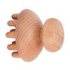 Ergonomic Handle Manual Massage Tool Mushroom Shape Wooden Massager Scalp Massager  Full Body Use