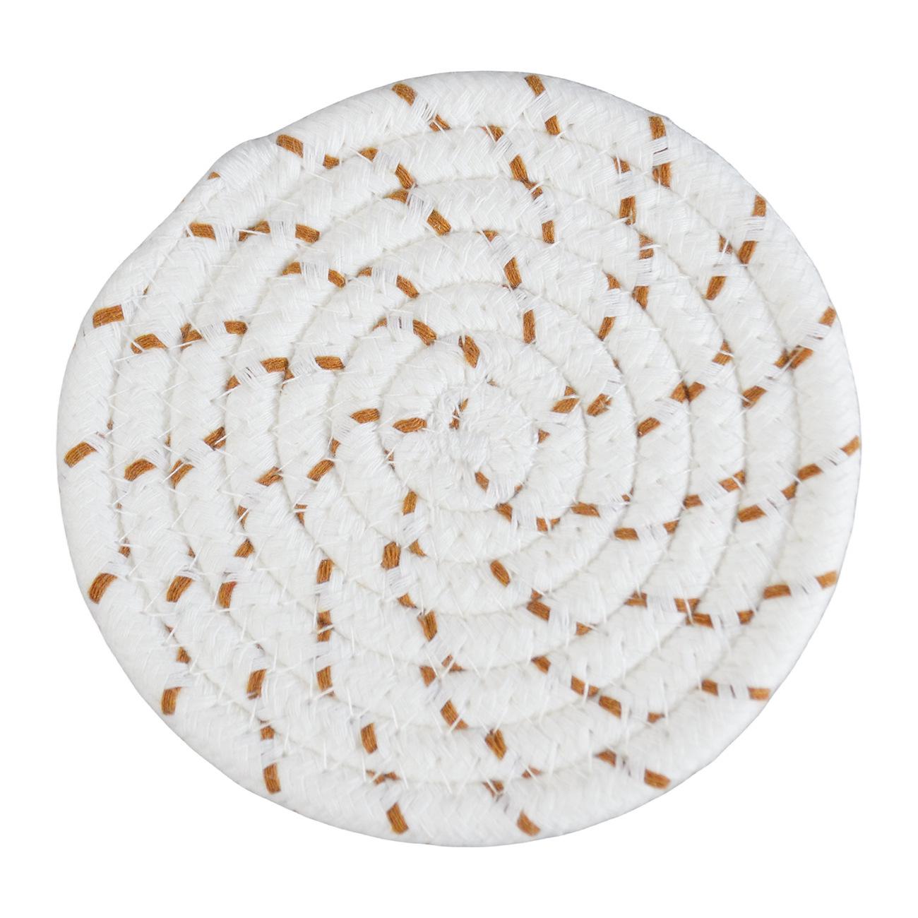 

Японська лляно-бавовняна термоізоляційна настільна підставка - Антиопікова скандинавська підставка під чашку та підставка під миску 15CM