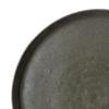 Marui Pottery Shigaraki Ware Hechimon Diameter Carbonized Glass Green Plate, approx. 21cm, MR-3-4100