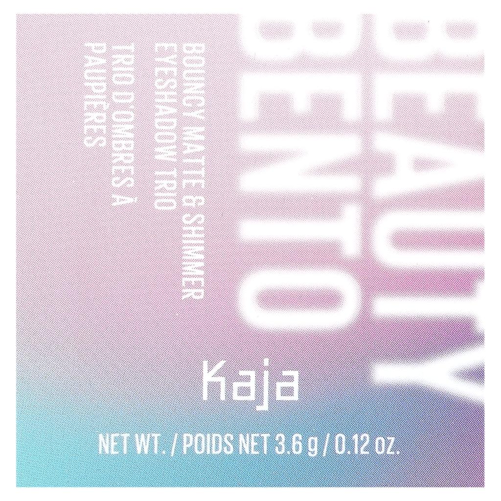 Beauty Bento, Bouncy Matte & Shimmer Eyeshadow Trio, 08 Chocolate Dahlia, 3.6G(0.12Oz)