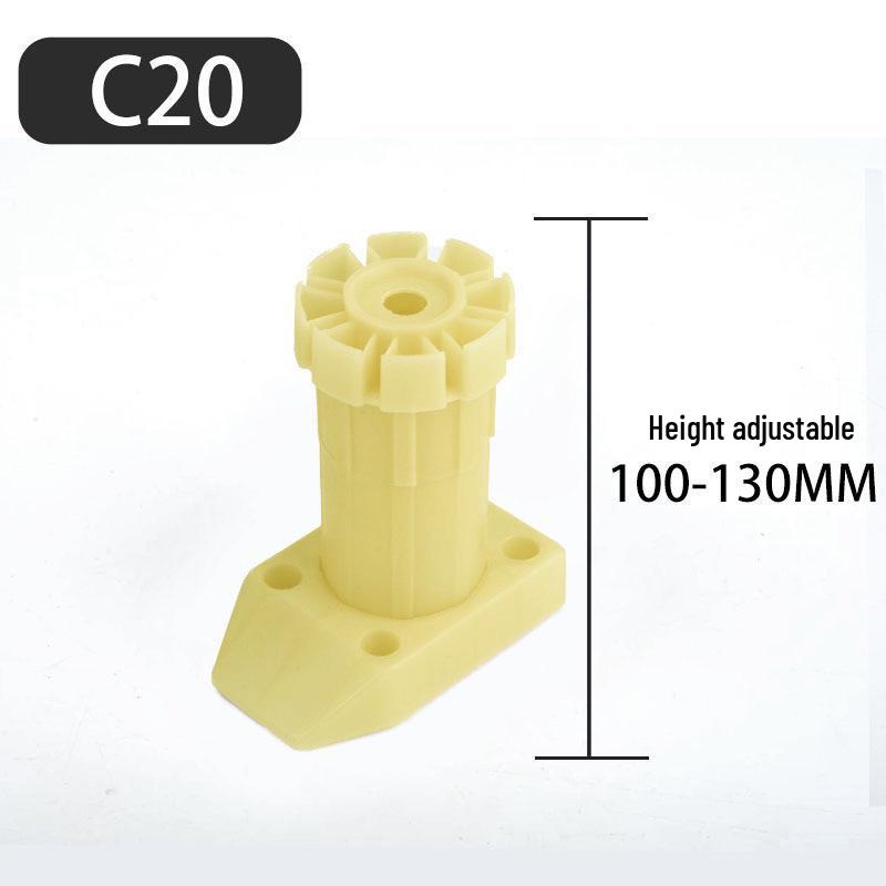 ABS Adjustable Leveling Cabinet Feet - Thickened Plastic Legs for Kitchen and Cupboard Support