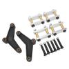 Anhänger-Aufhängungs-Kit K71 359 00 Heavy Duty Metallachse Blattfederaufhängung Überholsatz für Tandemachse mit 1-3/4 Zoll Breite