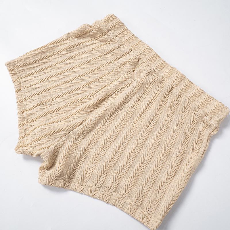 YYFS Damenmode Lässig Einfarbig Druck Sommer Frühling Hohe Taille Ärmellos Schräger Kragen Sportshorts Anzüge