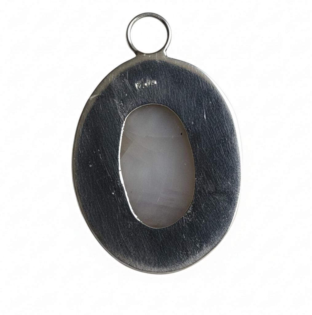 Rainbow Moonstone Pendant, 925 Solid Sterling Silver, Simple Minimalist Everyday Pendant, Necklace Pendant