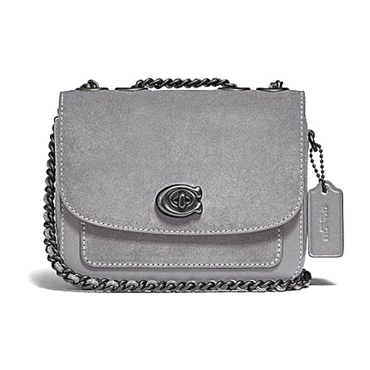 

Coach Madison 16 Flap Chain Shoulder Bag Mini Women Shoulder Bag Gray C0801-V5GRT Basic Set (Bag+Dust Bag)