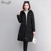 Winter Damen Mantel Lange Verdickte Warme Baumwolle Gepolsterte Parka Damen Jacke