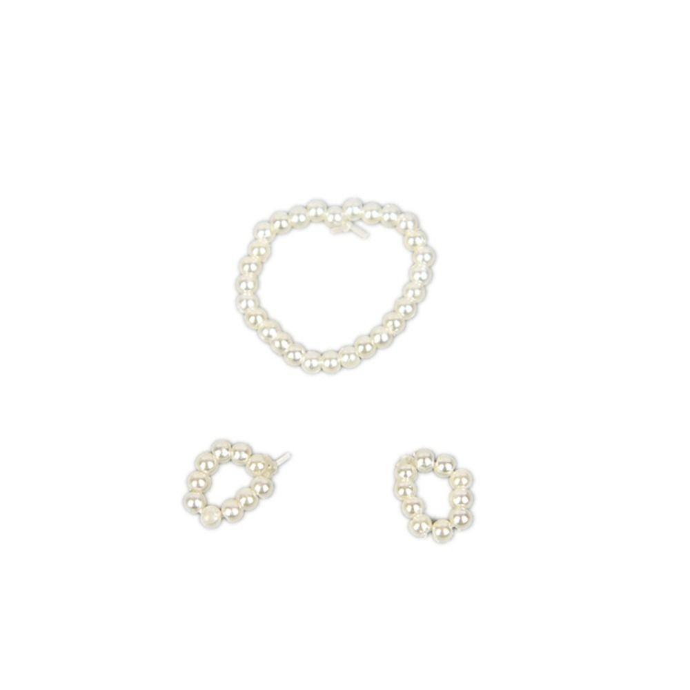 DIY 1/6 BJD Doll Pearl Necklace Bracelet Adorable Baby Toy Trendy Girl Christmas Gift  Girls