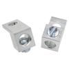 10Pcs Aluminium Mechanical Lug 5/16-24 Single Hole Mount Quick Connect Terminal Mechanical Lug 1B2U 1/0 Aluminum Conductors
