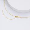 Custom 925 Sterling Silver Italy Cross Chain Adjustable Cross Chain Necklace Gold 18k Plated Necklace Fine Jewelry