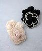 VINGTAINE Camellia and Pearl Elegant and Cute for Perfect for and Kindergarten Entrance Ceremonies Scrunchie, Adults, Weddings, Graduations,