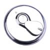 Universal Motorcycle Gas Lid Fuel Tank Cap Cover Lock With 2 Keys Set Fit for ATV Quad Silver
