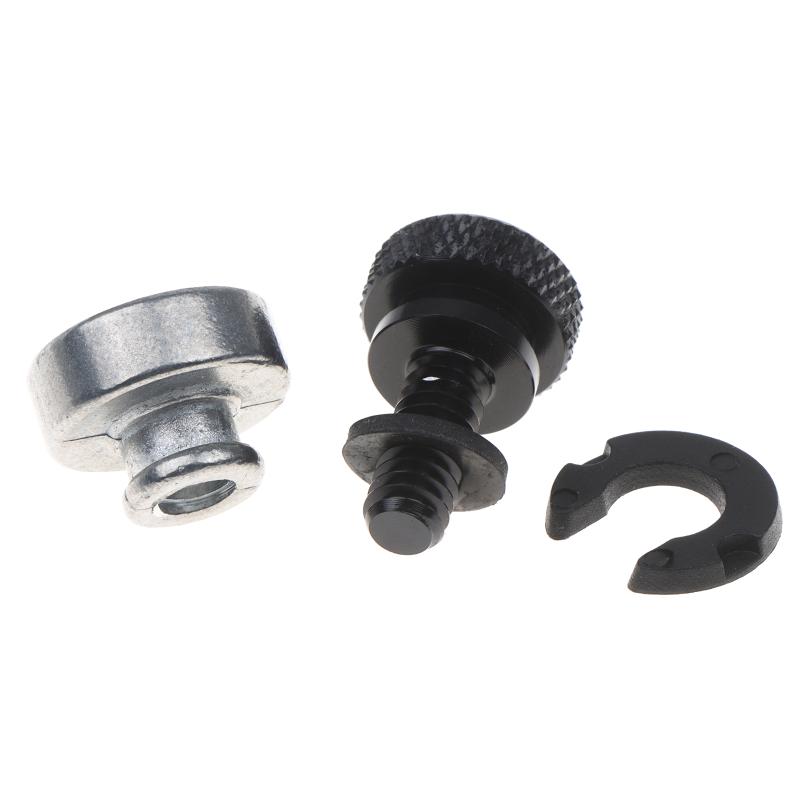 6mm Motorcycle Rear Seat Bolt Nut Kit High Strength 1Set Mounting Screw for Universal Motorbike Replacement Accessories