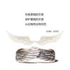 Adjustable Angel Wing Ring Couples Unisex Plated Copper Geometric Vintage Style Fashion Jewelry