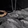 Personality Atmospheric Trend Titanium Steel Sweater Necklace Hip Hop Playing Card Pendant Men'S And Women'S Versatile Sweater Chain Accessories