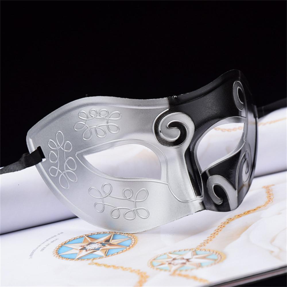 Halloween Mask New Translucent Creative Mask Masquerade Masquerade Party Half Face Decorative Mask