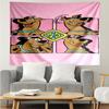 Scooby-Doo Print Tapestry, Backdrop, Easy Setup, Ideal for Bedroom, Office & Living Room, with Aesthetic Wall Hanging Decor.