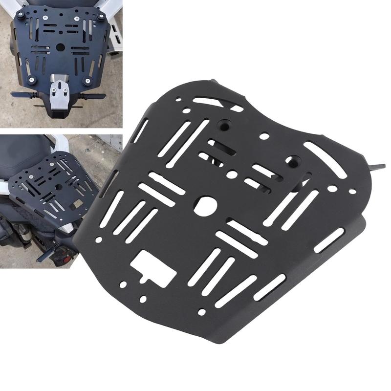 Motorcycle Tail Box Bottom Base Plate Carbon Steel Removable Rear Luggage Rack Top Case Mounting Plate for ZONTES 368G 501G