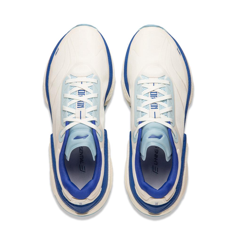 Li Ning Shadow 3 Essential Textile, TPU Cushioning Support Rebound Low Top Sprint Running Shoes Men's White ARRU007-7