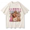 Sabrina Carpenter Short N' Sweet Album T Shirt Unisex/Women Clothing Harajuku Vintage Unisex Cotton Graphic T Shirts Kawaii Clothes