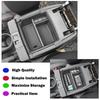 Center Console Organizer Tray for Jeep Wrangler JK/JKU 2011-2018 Rubicon Sport Sahara Accessories Armrest Storage Glove Box