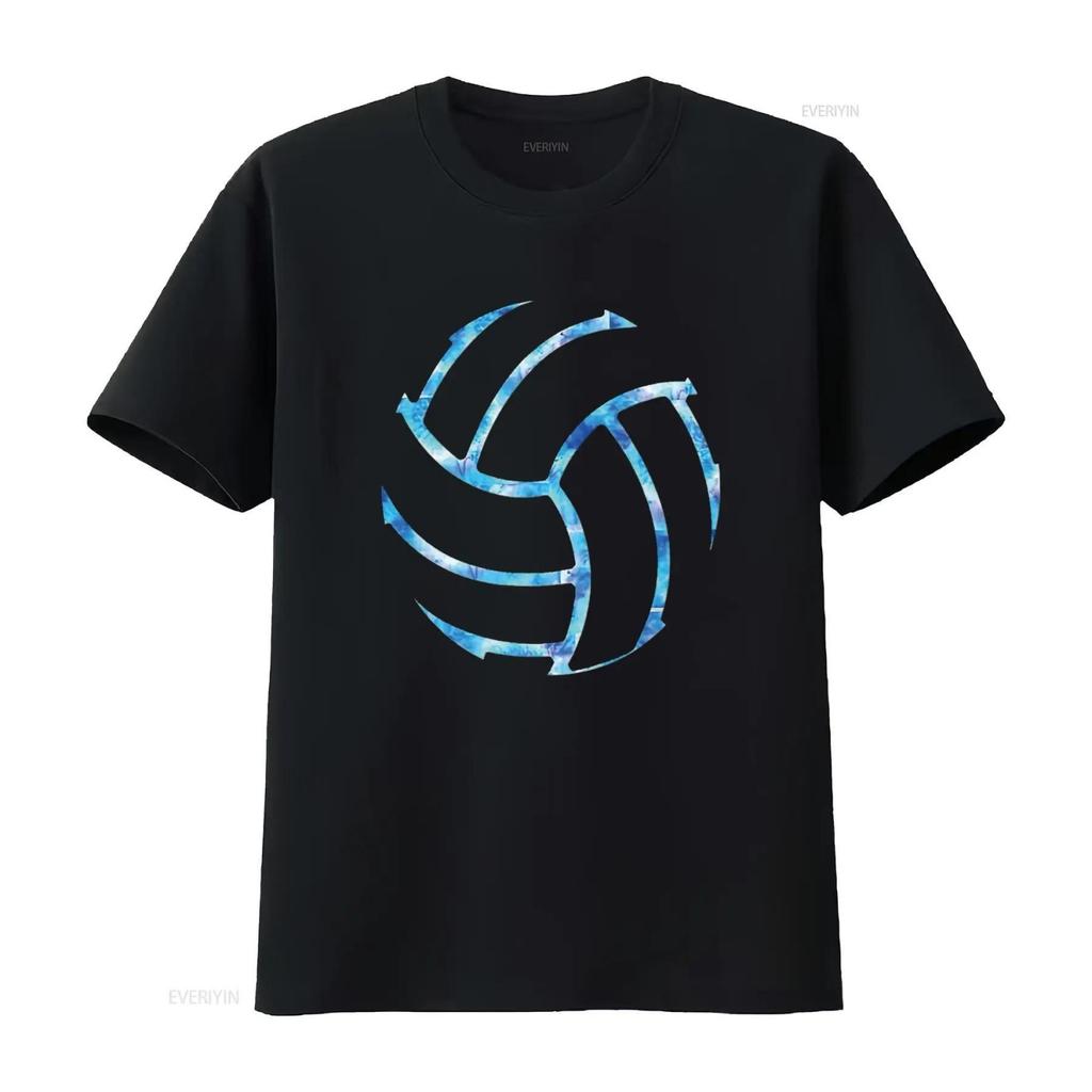 Volleyball Stuff Attire Tie Dye Gift for a Teen Girl Player T Shirt Vintage Washed Top For Everyday Wear Streetwear Versatile