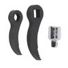 1/2in Square Serrated Adapter Pry Bar CR  Steel Crown Adapter Head Tool  Tight Spaces