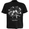 Junji-Ito Unisex Erwachsenen Kriechendes T-Shirt (XXL) (Schwarz_Weiß)