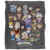 Avatar: The Last Airbender Silky Chibi Gruppe Supermykt Teppe