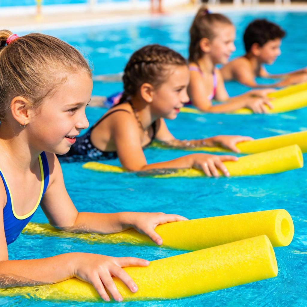 Pool Toy Hollow Floating Water Exercise Aid Pool Float Noodles for Children Boys Girls Adults Family Party Decor Home Outdoor
