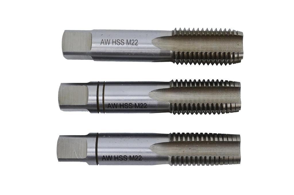 Awtools Gwintownik M2 Hss M 5X0,80 Kpl.3Szt. Black Line