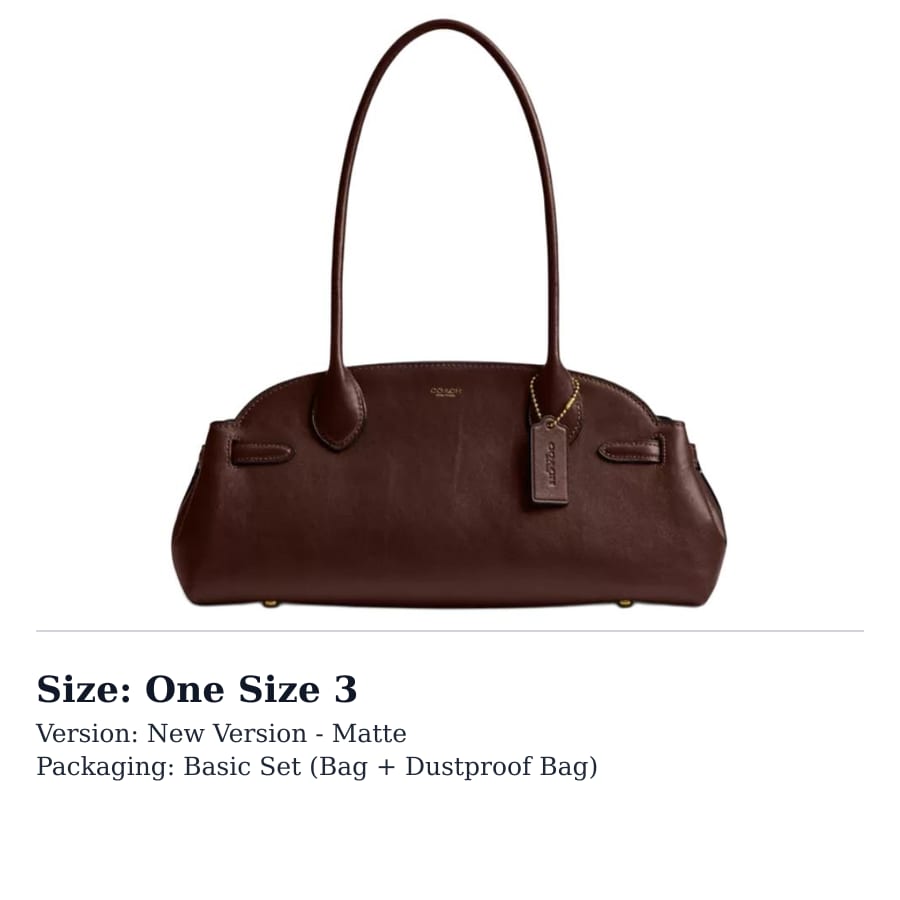 COACH Empire Carryall Glazētas Virsmas Ādas