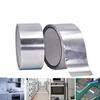 1Roll Super Sticky Aluminum Foil Rubber Tape High Temperature Resistance Waterproof Roof Pipe Crack Duct Repair Tape Stop Leak