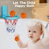 1 Piece of Kidsren's Basketball Stand Bathroom Toys, Bathroom Basketball Stand Kidsren's Bath Shooting Toys, 2-in-1 Bathroom Basketball Dino