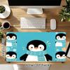 Penguin Party Xl Gaming Mouse Pad Nonslip Rubber Base Stitched Edge Waterproof Desk Mat For Pc Laptop Gamer Office Computer Accessories C927508