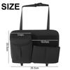 Universal Chair Back Storage Bag PU Leather Car Mounted Car Back Seat Organizer Removable Household Vehicle Hanging Container