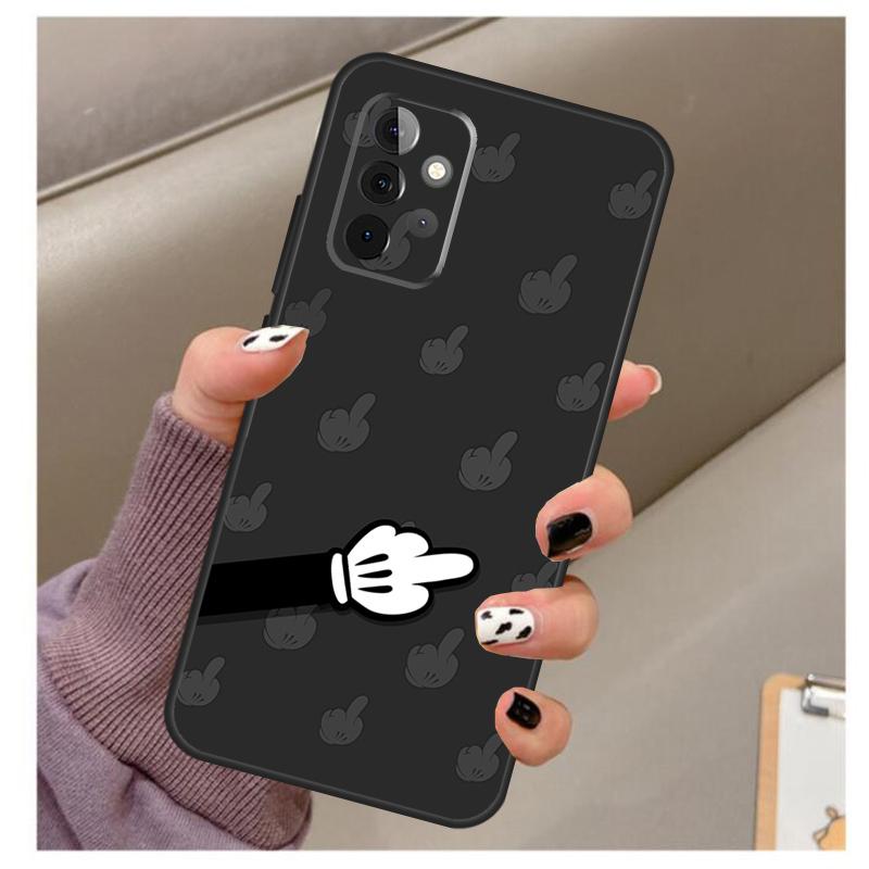 Cartoon Middle Finger For Samsung Galaxy A53 A33 A23 A13 A14 A24 A34 A54 A52 A32 A22 A12 A51 A71 A25 A15 Case