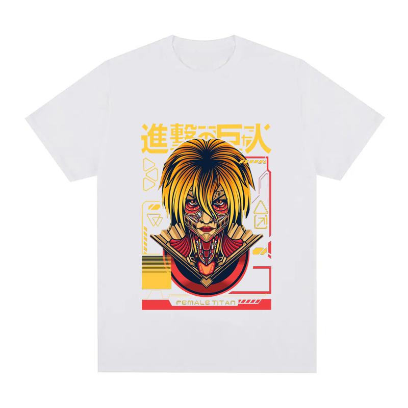 2023 New Japan Anime Attack On Titan T Shirt Unisex Cotton Unisex Tops EU Size Summer Unisex Clothes