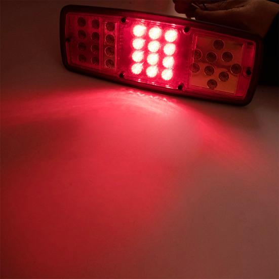 2 Stücke HL-R-017 Wasserdichte Auto 36 LED Rücklicht Bootsanhänger DC 12/24 V Rückleuchten
