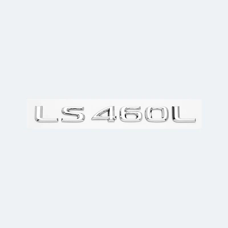 

3D Chrome Glossy Black ABS Letters LS350 LS400 LS460 LS460L LS500 LS500h HYBRID Emblem For Lexus Car Trunk Logo Badge Sticker Style4